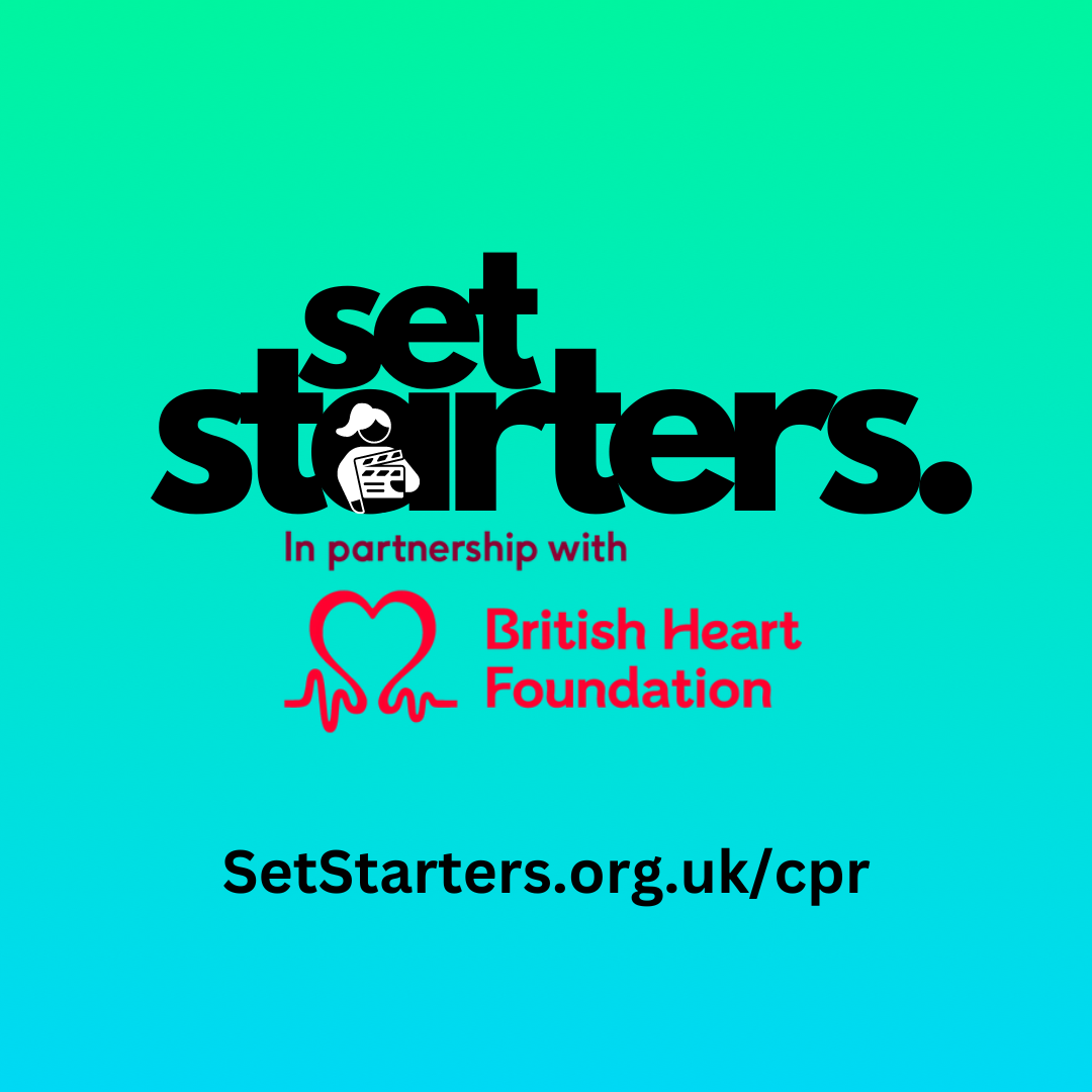 Set Starters partner with British Heart Foundation as Film & TV Sets at Risk: Shocking Lack of CPR Knowledge Prompts Call for Action